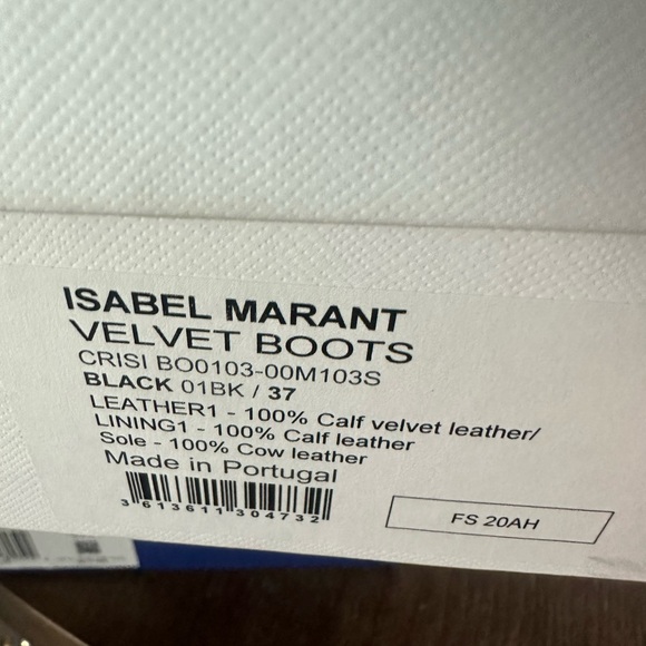 Isabel marant black suede boots - Picture 2 of 3